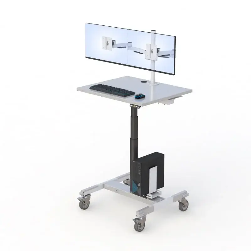 772895-cleanroom mobile computer workstation cart