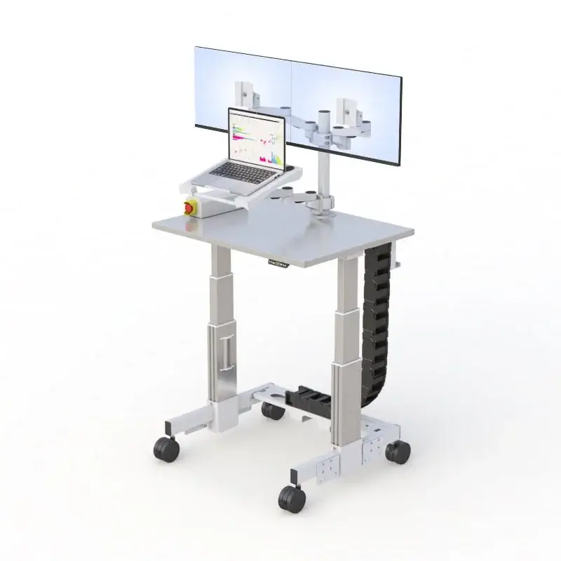 772898-Adjustable mobile cleanroom carts